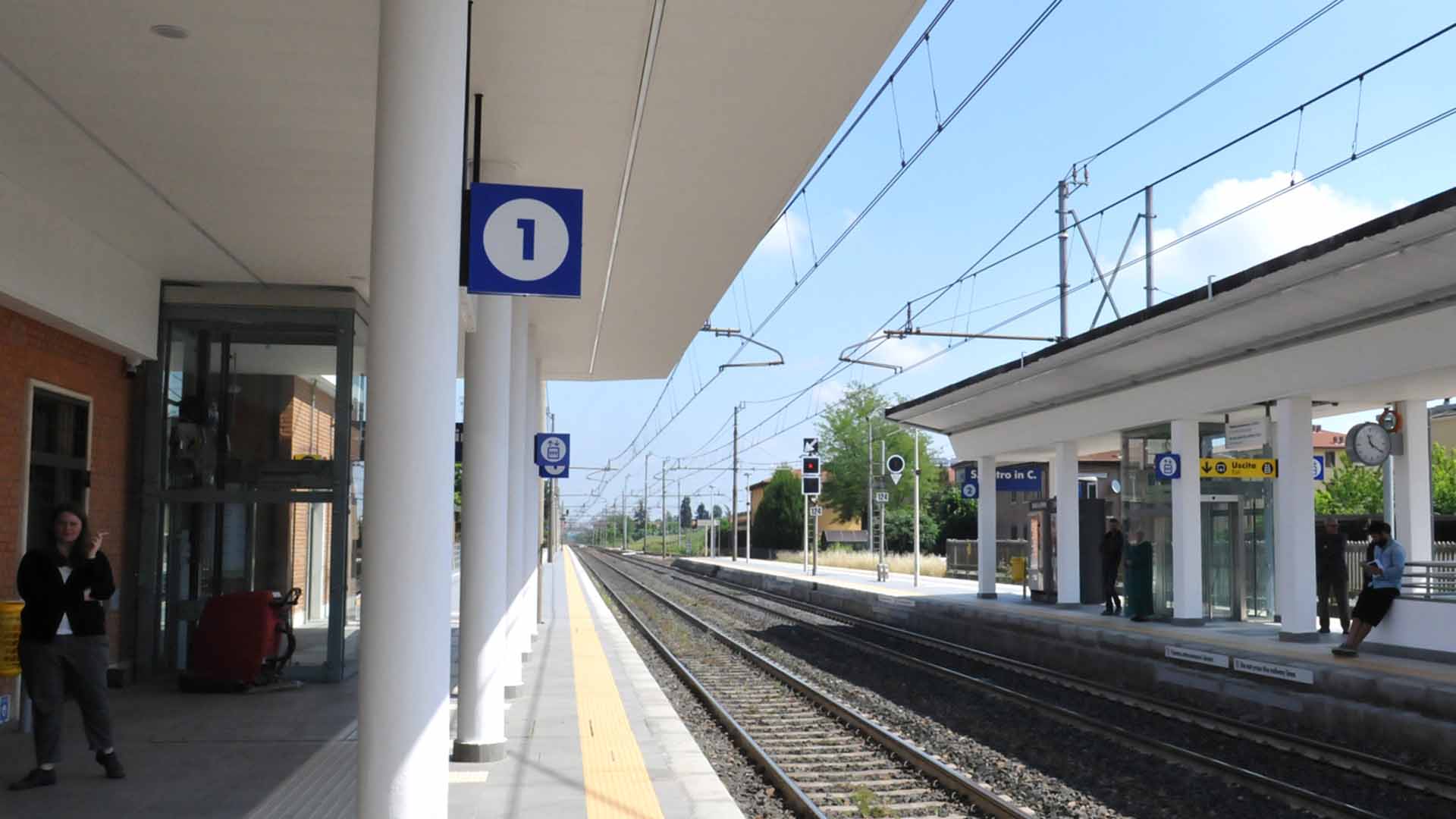 Una stazione del Servizio Ferroviario Metropolitano