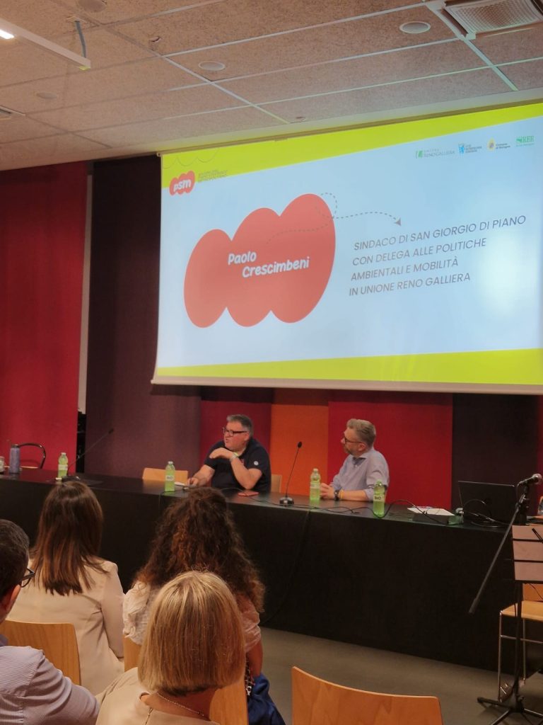 Paolo Crescimbeni, sindaco di San Giorgio di Piano con delega alle Politiche ambientali e Mobilità in Unione Reno Galliera
