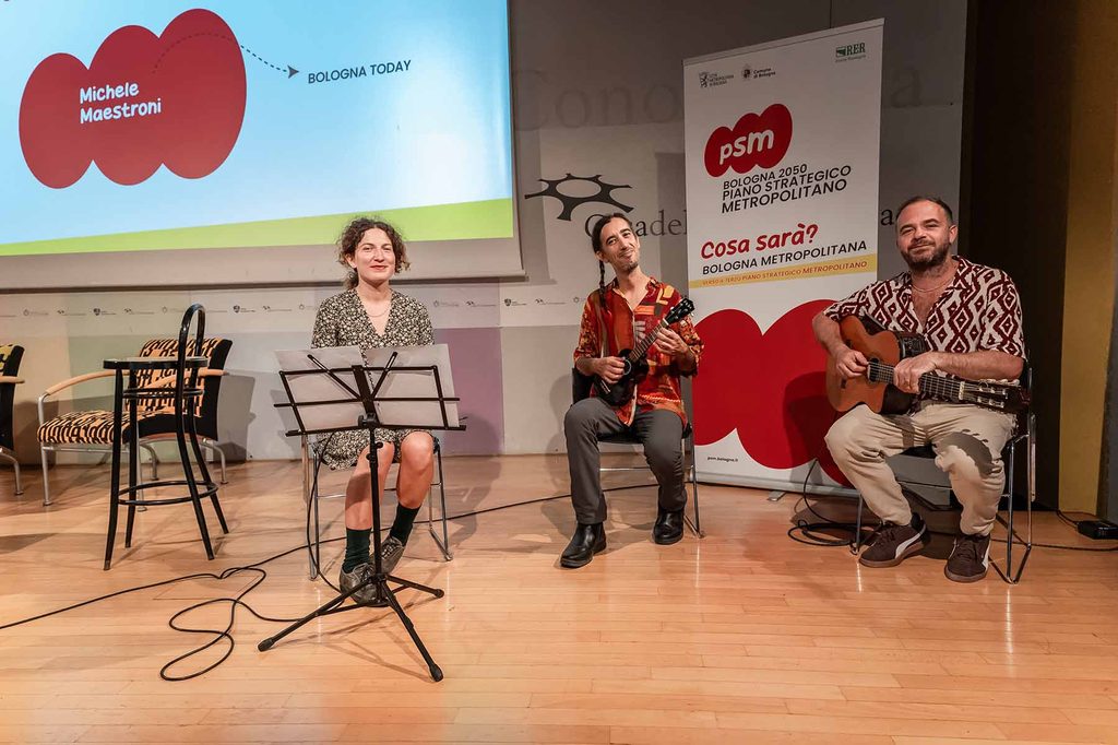 I musicisti Sara Bertolucci, Davide Fasulo e Fabio Arcifa ©Graziano Cornia